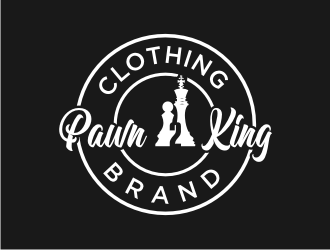 Pawn 2 King Clothing Brand logo design by lintinganarto
