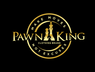 Pawn 2 King Clothing Brand logo design by kopipanas