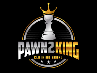 Pawn 2 King Clothing Brand logo design by jaize