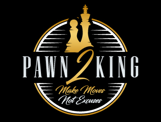 Pawn 2 King Clothing Brand logo design by akilis13