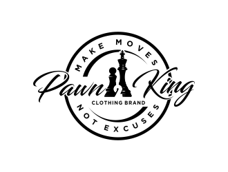 Pawn 2 King Clothing Brand logo design by kopipanas