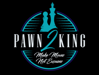 Pawn 2 King Clothing Brand logo design by akilis13