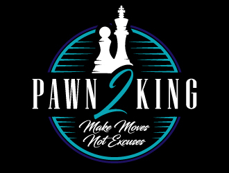 Pawn 2 King Clothing Brand logo design by akilis13