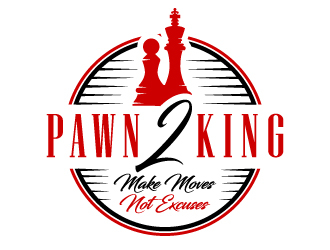 Pawn 2 King Clothing Brand logo design by akilis13