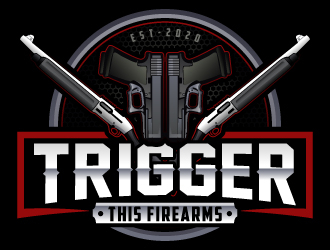 Trigger This Firearms logo design by LucidSketch