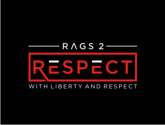 Rags 2 Respect  logo design by KQ5