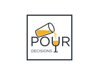 Pour Decisions  logo design by mukleyRx