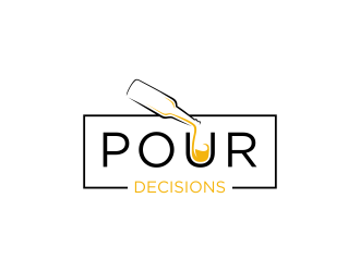 Pour Decisions  logo design by pel4ngi