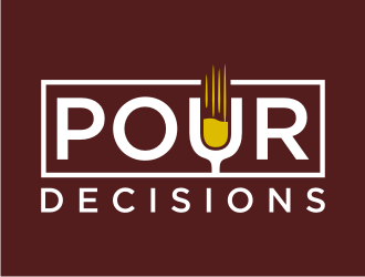 Pour Decisions  logo design by lintinganarto