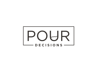 Pour Decisions  logo design by Artomoro