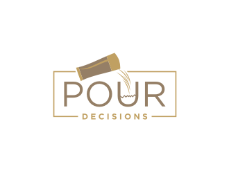 Pour Decisions  logo design by Artomoro