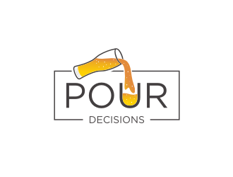 Pour Decisions  logo design by blessings