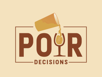 Pour Decisions  logo design by naldart