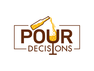 Pour Decisions  logo design by uttam