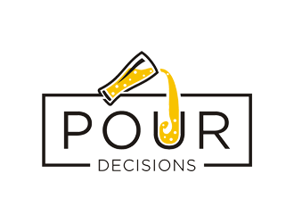 Pour Decisions  logo design by Rizqy