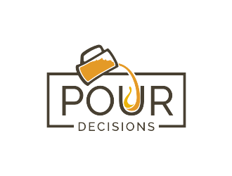 Pour Decisions  logo design by dhe27