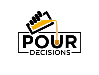 Pour Decisions  logo design by M J