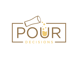 Pour Decisions  logo design by GassPoll