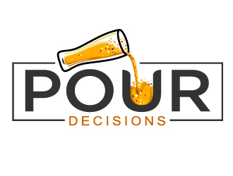 Pour Decisions  logo design by Sandip