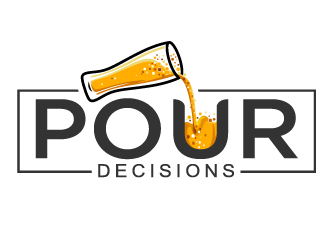 Pour Decisions  logo design by Sandip
