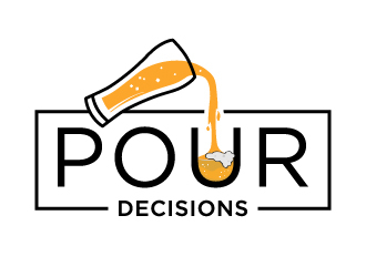 Pour Decisions  logo design by Mirza