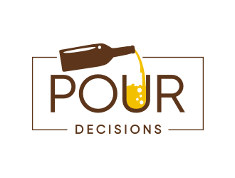 Pour Decisions  logo design by coco