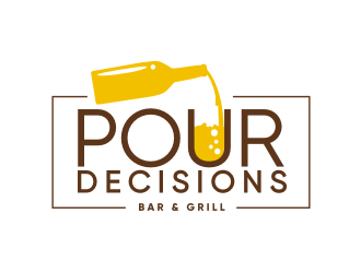 Pour Decisions  logo design by coco