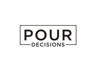 Pour Decisions  logo design by bombers