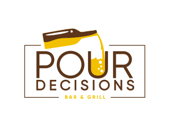 Pour Decisions  logo design by coco