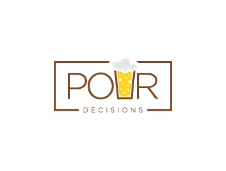 Pour Decisions  logo design by wongndeso