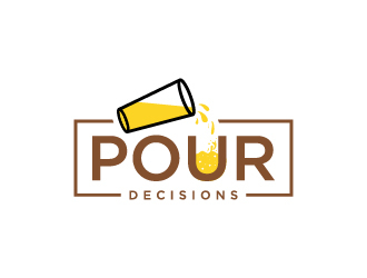 Pour Decisions  logo design by wongndeso