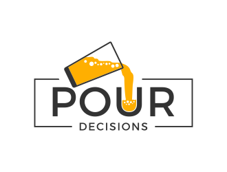 Pour Decisions  logo design by BlessedArt