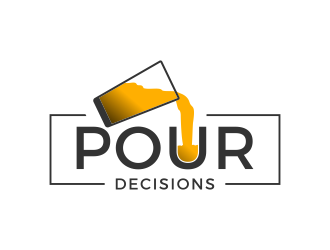 Pour Decisions  logo design by BlessedArt