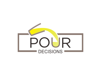 Pour Decisions  logo design by kevlogo