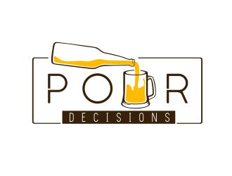 Pour Decisions  logo design by veron