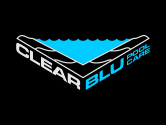 Clear BLU Pool Care logo design by savana