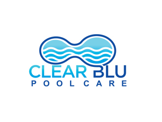 Clear BLU Pool Care logo design by krishna