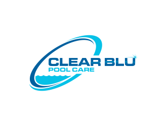 Clear BLU Pool Care logo design by almaula