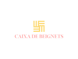 Caixa de Beignets logo design by wongndeso