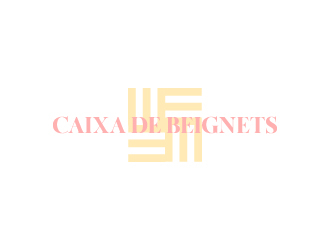 Caixa de Beignets logo design by wongndeso