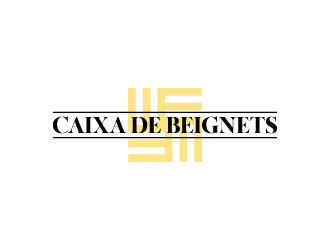 Caixa de Beignets logo design by wongndeso