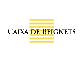 Caixa de Beignets logo design by puthreeone
