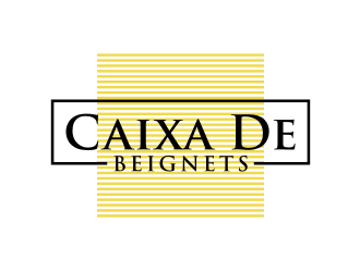 Caixa de Beignets logo design by puthreeone