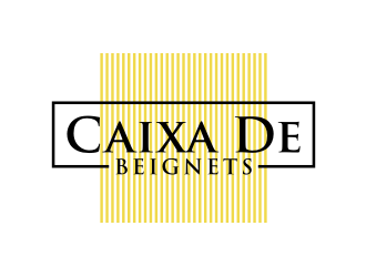Caixa de Beignets logo design by puthreeone