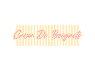 Caixa de Beignets logo design by wongndeso