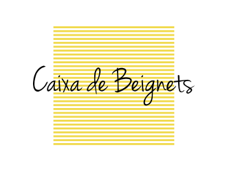 Caixa de Beignets logo design by puthreeone