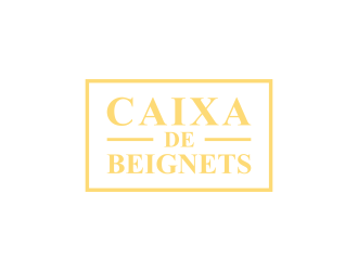 Caixa de Beignets logo design by .::ngamaz::.