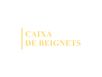 Caixa de Beignets logo design by .::ngamaz::.