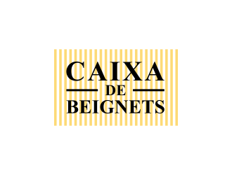Caixa de Beignets logo design by .::ngamaz::.