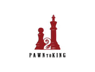 Pawn 2 King Clothing Brand logo design by Mahrein